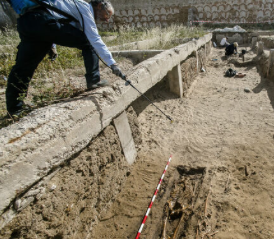 Trabajos de excavación e intervención arqueológica